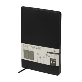 Sketchbook BrunoVisconti® черный
140х210  мм, 100  л., 100 г/кв.м, черная бумага
гибкая обложка
"Sketch&Art"
Арт. 1-524/01