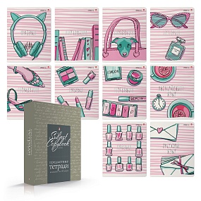 Набор тематических тетрадей Альт
коробка Soft Touch серая
"GIRLS ONLY"
Арт. 7-48-1102/25