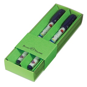 НАБОР ИЗ 2-Х РУЧЕК "HappyWrite. Космос"ШАРИКОВАЯ 0.5 ММ, СИНЯЯ (салатовый футляр)
Арт. 20-0215/6161