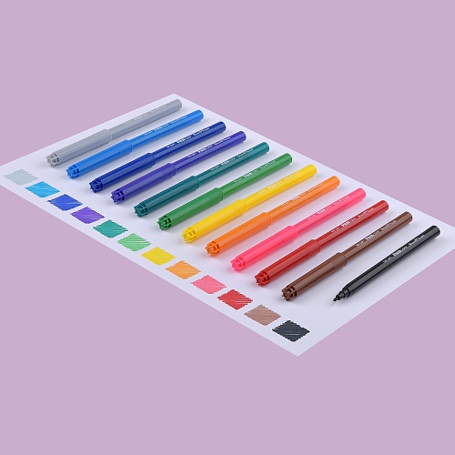 Фломастеры BrunoVisconti®
12 цветов FUNCOLOR
картонная коробка
Арт. 32-0067: фото #3