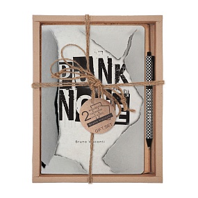 НАБОР ПОДАРОЧНЫЙ "PUNK NOTE" (ДВЕ ТЕТРАДИ BV И РУЧКА)
Арт. 7-40-001/24-3