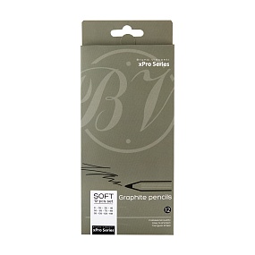 Набор карандашей BrunoVisconti
xPro, чернографитовые, 12 шт. 
B_2B_3B_4B_5B_6B_7B_8B_9B_10B_12B_14B
Арт. 21-0054