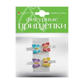 ФИГУРНЫЕ  ПРИЩЕПКИ  НАБОР №2 "ЛЕТО"
Арт. 2-182