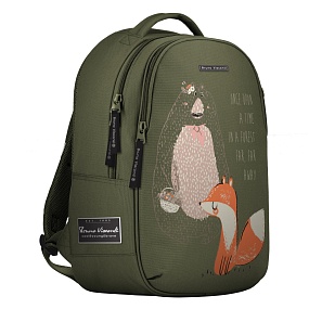 Рюкзак BrunoVisconti®
классический суперлегкий
темно-зеленый с эргономичной спинкой
«HAPPY WOODLAND»
Арт. 12-008-051/11