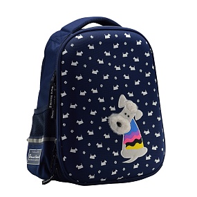 Рюкзак BrunoVisconti®
облегченная капсула
синий  с эргономичной спинкой
«ЩЕНОЧЕК»
Арт. 12-001/38