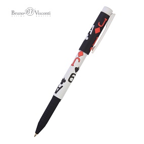 Ручка шариковая BrunoVisconti®
0.7 мм, синий
FreshWrite «КАРТЫ»
Арт. 20-0214/102