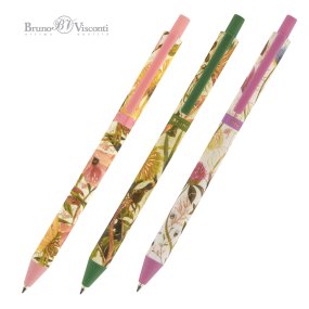 Ручка шариковая автоматическая BrunoVisconti®
"ARTCLICK" цвет корпуса multicolor
0.5 мм "Flora.Bloom flowers"
Арт. 20-0374/02