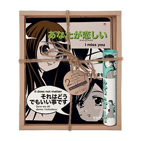 Набор подарочный "MANGA ANIME. I miss you" (две тетради и ручка в тубе)
Арт. 7-48-1241-3/4