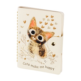 Ежедневник BrunoVisconti® недатированный
А6 (130 х 175 мм)
"LOVE ME.МИЛЫЙ КОТИК" 272 стр.
Арт. 3-812/09