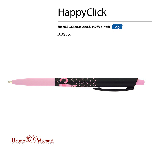 Ручкa BrunoVisconti
шариковая автоматическая, 0.5 мм, синяя
HappyClick «РОЗОВАЯ КОШЕЧКА»
Арт. 20-0241/10: фото #3