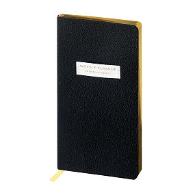 Еженедельник BrunoVisconti® недатированный
А6 (84 х 160 мм.) черный 64л.
Арт. 3-822/01