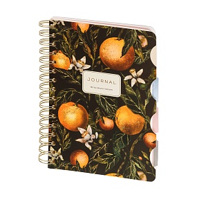 ЗАПИСНАЯ КНИЖКА "ART JOURNAL" А5,120 Л. НА ГРЕБНЕ, С РАЗДЕЛИТЕЛЯМИ "FLORA.ORANGES"
Арт. 3-737/14