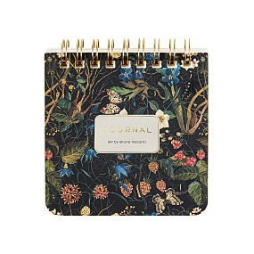 "POCKET JOURNAL" 90 х 90 мм, 60 Л,  НА ГРЕБНЕ  "ЛЕСНЫЕ ЯГОДЫ"
Арт. 3-649/05