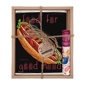 Набор подарочный "FOOD IN BLACK. Пончик Донатс" (две тетради и ручка в тубе)
Арт. 7-48-1179-3/5