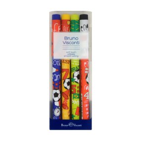 Набор BrunoVisconti®
из 4-х шариковая ручек
0.7 мм, синий, FreshWrite.Футбол.Чемпионы
Арт. 20-0214-4/12