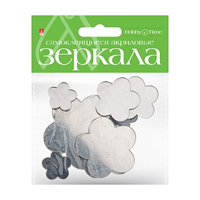 ЗЕРКАЛА ДЛЯ ДЕКОРИРОВАНИЯ САМОКЛЕЯЩИЕСЯ (АКРИЛ), 8 ШТ. НАБОР №1 "ЦВЕТЫ"
Арт. 2-472/01