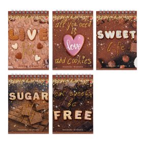 Блокнот Альт®
А6 (95 х 135 мм.)
"SWEET LIFE" 40 л.
Арт. 3-40-724
обложка в ассортименте