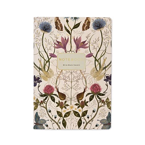 Тетрадь общая BrunoVisconti®
А5 (147 х 210 мм)
"SYMMETRICAL FLORA" 40 л., клетка
Арт. 7-40-001/168