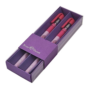 Набор BrunoVisconti®
из 2-х шариковых ручек
"MAGICWRITE"0.5 мм, синий, в картонном сиреневом  футляре "Сладкое настроение. Пончики"
Арт. 20-0240/2727