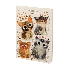 Тетрадь общая BrunoVisconti®
А5 (147 х 210 мм)
"LOVE ME.КОТИКИ. СЧАСТЬЕ" мультиколор 60 л., линейка
Арт. 7-60-1315/11