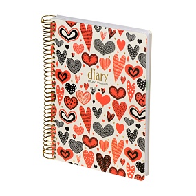 Ежедневник BrunoVisconti® недатированный
А5 (160 х 210 мм)
"СЕРДЕЧКИ.ФАНТАЗИЯ" мультиколор 272 стр.
Арт. 3-701/04