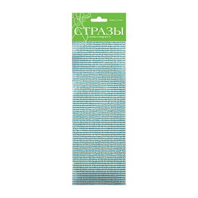 НАБОР САМОКЛЕЯЩИХСЯ СТРАЗ №1 "ОДНОТОННЫЕ", 2 ММ, 6 ЦВ.
Арт. 2-123/01