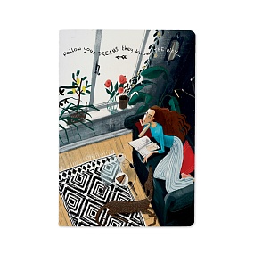 Тетрадь общая BrunoVisconti®
А5 (147 х 210 мм)
"FOLLOW YOUR DREAMS" 40 л., клетка
Арт. 7-40-001/133