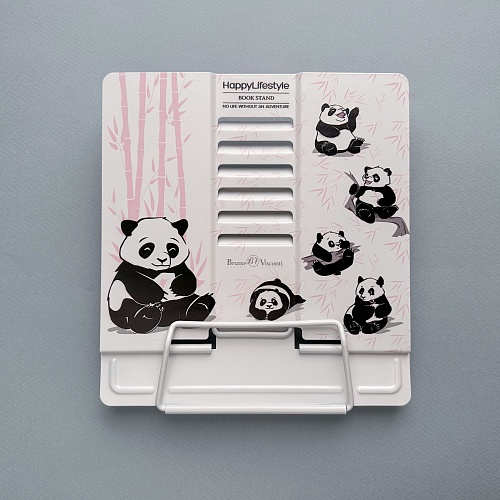 ПОДСТАВКА ПОД КНИГИ, МЕТАЛЛИЧЕСКАЯ, "ПАНДЫ" с  регулируемым наклоном (металл.)
Арт. 24-0013: фото #4