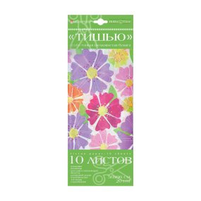 Набор цветной бумаги "тишью" HOBBY TIME
(130 х 290 мм), 10 листов
яркие цветы
Арт : 2-145/18