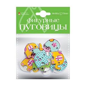 ФИГУРНЫЕ ПУГОВИЦЫ. "ЗВЕРУШКИ" 4 ВИДА
Арт. 2-170