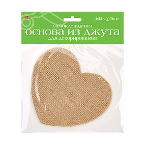 САМОКЛЕЯЩАЯСЯ ОСНОВА ИЗ ДЖУТА ДЛЯ ДЕКОРИРОВАНИЯ 3 ШТ. (6 ВИДОВ) 
Арт. 2-365