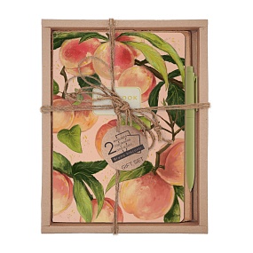 НАБОР ПОДАРОЧНЫЙ "FLORA.PARADISE.Персики" (ДВЕ ТЕТРАДИ BV И РУЧКА)
Арт. 7-40-001/224-3