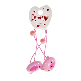 РЕЗИНКА ДЛЯ ВОЛОС "МИШУТКИ" 2 ШТ, 3 ЦВЕТА 
Арт. 2-713/07