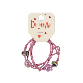 РЕЗИНКА ДЛЯ ВОЛОС 2 ШТ, 5 ЦВЕТОВ 
Арт. 2-712/255