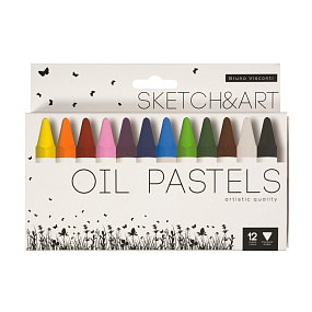 Мелки пастельные на масляной основе BrunoVisconti®
12  цветов 
Sketch&Art
Арт. 31-0006