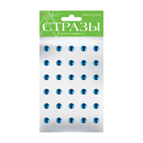 НАБОР САМОКЛЕЯЩИХСЯ СТРАЗ №39 "КЛАССИКА-3" 8 ММ, 6 ЦВ.
Арт. 2-100/3