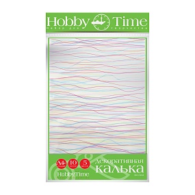 НАБОР ДЕКОРАТИВНАЯ КАЛЬКА "ВОЛНА" А4 10л/5цв.
Арт. 11-410-286