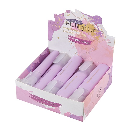 Текстовыделитель BrunoVisconti®
"PRIMAVERA" сиреневый
Арт. 22-0179/03: фото #6