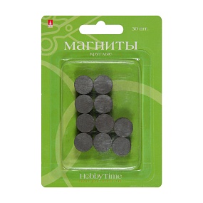 МАГНИТЫ КРУГЛЫЕ 14х4 мм 30 ШТ.
Арт. 2-493/06