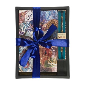 НАБОР ПОДАРОЧНЫЙ А5 "Фантазия. Кораллы" И МЕТАЛЛ. РУЧКА
Арт. 3-743/07-5