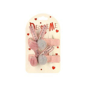 ЗАКОЛКА ДЛЯ ВОЛОС  5 СМ 2 ШТ, 3 ВИДА 
Арт. 2-719/125