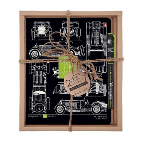 НАБОР ПОДАРОЧНЫЙ "BLUEPRINT. Автомобиль" (ДВЕ ТЕТРАДИ И РУЧКА)
Арт. 7-48-1252-2/2