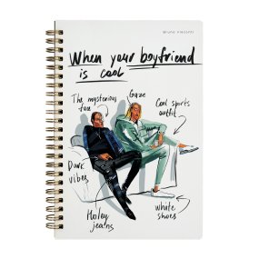 Тетрадь общая BrunoVisconti®
А5 (140 х 210 мм)
"WHEN YOUR BOYFRIEND IS.." 60 л., клетка
Арт. 7-60-201/12