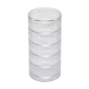 КОНТЕЙНЕР ПЛАСТИКОВЫЙ ЦИЛИНДРИЧЕСКИЙ 12.5 Х 6 СМ, 6 СЕКЦИЙ
Арт. 2-750/29