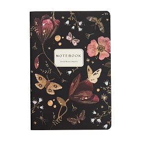 Тетрадь общая BrunoVisconti®
А5 (147 х 210 мм)
"FAUNA.БАБОЧКИ.НОЧНЫЕ ЦВЕТЫ" 40 л., линейка
Арт. 7-40-505/72