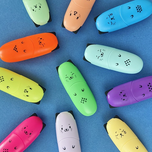 Текстовыделитель BrunoVisconti®
набор 3 цвета, "MEOW MARKER"
желтый, зеленый, оранжевый
Арт. 22-0106: фото #4