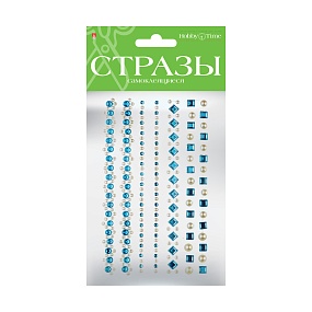 НАБОР САМОКЛЕЯЩИХСЯ СТРАЗ №55 "КРИСТАЛЛЫ-2", 5 ВИДОВ
Арт. 2-122