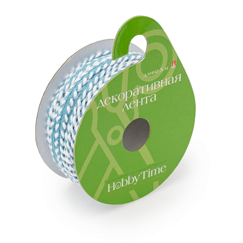 ШНУР ДЕКОРАТИВНЫЙ ИЗ ХЛОПКА, ДЛИНА 5 М., 6 ЦВЕТОВ 
Арт. 2-601/05: фото #2