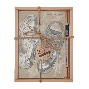 НАБОР ПОДАРОЧНЫЙ "МОИ КЕДЫ" (ДВЕ ТЕТРАДИ BV И РУЧКА)
Арт. 7-40-073-3