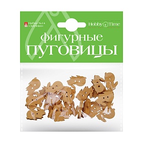 ФИГУРНЫЕ ПУГОВИЦЫ.  "ЗАЙЧИКИ" 3 ВИДА
Арт. 2-537